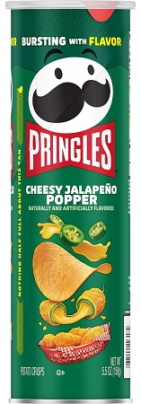 PRINGLES LG. CHEESY JALAPENO POPPER 5.5OZ
