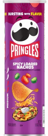 PRINGLES SPICY LOADED NACHOS 5.5OZ*$5.00 OFF PER CASE - EXP: 2/15/2026*
