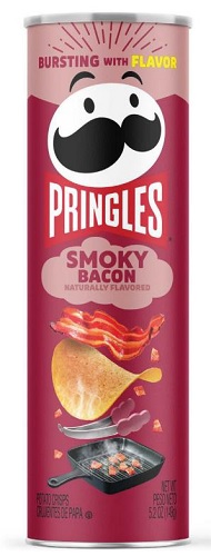 PRINGLES SMOKY BACON 5.5OZ