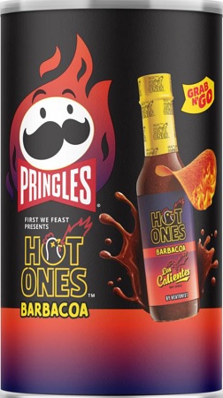 PRINGLES 71G HOT ONES BARBACOA 2.5OZ
