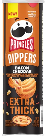 PRINGLES DIPPERS BACON CHEDDAR 5.3OZ