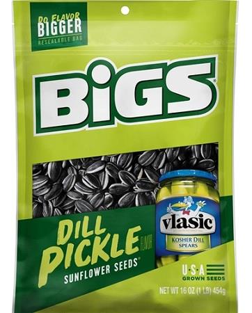 BIGS SEEDS 16OZ VLASIC DILL PICKLE**AVAILABLE BY SPECIAL ORDER AND EMAIL ONLY, ALLOW 21 DAYS LEADTIME