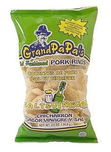 GRANDPAPA'S PORK RINDS SALT & VINEGAR 18/2OZ
