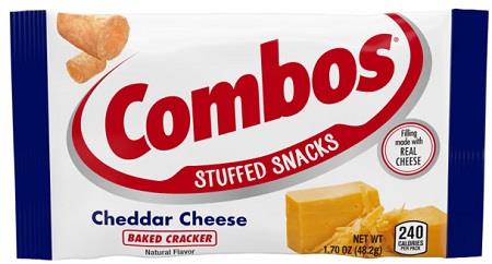 COMBOS SM CHEDDAR CHEESE CRACKER 1.7OZ
