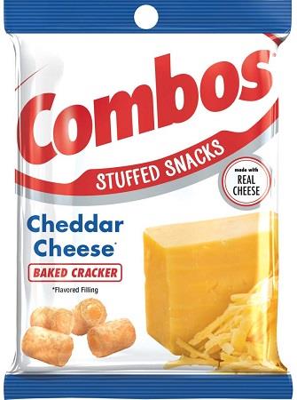 COMBOS LG CHEDDAR CHEESE CRACKER 6.3OZ