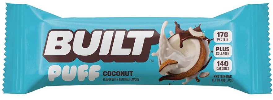 BUILT PUFFS PROTEIN BAR COCONUT(12/1.41OZ)