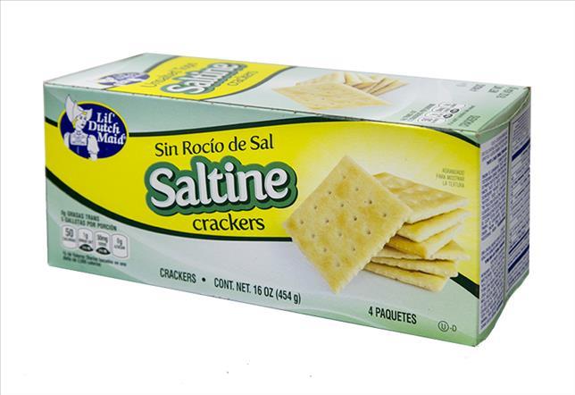 LIL DUTCH 16OZ SALTINES UNSALTED