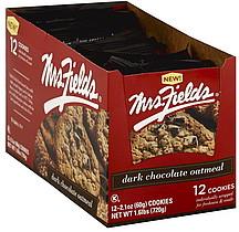 MRS.FIELDS DARK CHOC. OATMEAL 12CT2.1OZ