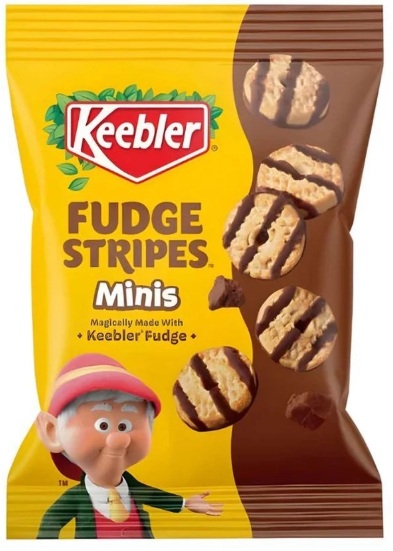 KEEBLER FUDGE STRIPE MINI SINGLE SERVE 1OZ