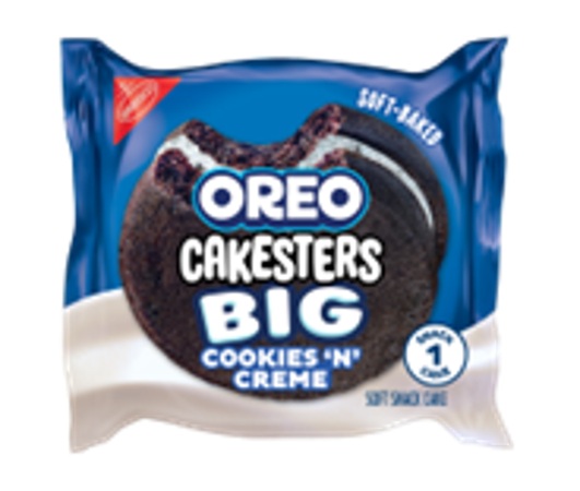 NABISCO OREO CAKESTERS BIG COOKIES N CREAM 2.2OZ**AVAILABLE- 12/2026**