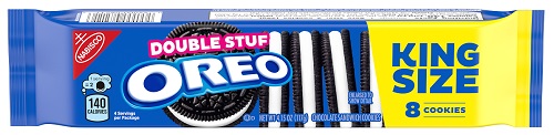 NABISCO KING SIZE OREO DOUBLE STUF 4.15OZ 12CT**MANUFACTURER GUARANTEED SHELF LIFE IS 45 DAYS**