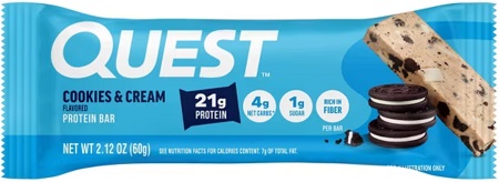 QUEST BAR ORIGINAL COOKIES AND CREAM 12/2.12oz*$3.00 OFF PER BOX*