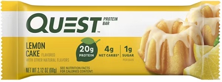 QUEST BAR ORIGINAL LEMON CAKE  12/2.12oz*$3.00 OFF PER BOX*