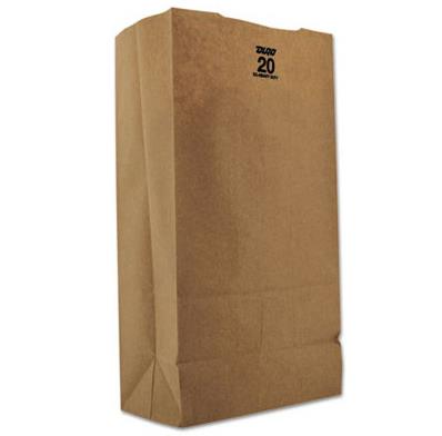 PAPER BAGS #20 HEAVY DUTY (SHORT)SQ50NP5CHD