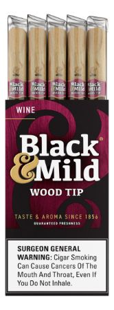 BLACK & MILD WOOD TIPWINE BOX
