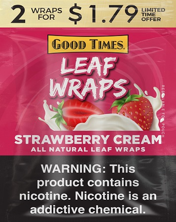 GOOD TIMES LEAF WRAP 2/1.79 STRAW CREAM