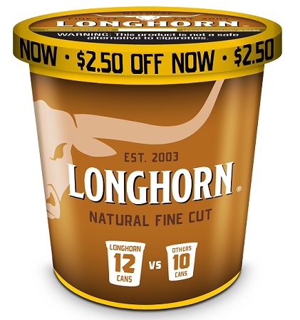 LONGHORN TUB $2.50 OFF FC NATURAL**LIMITED ITEM - ALLOCATED TO RETAIL ONLY**