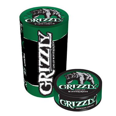 GRIZZLY LONG CUT WINTERGREEN (1.2OZ)(NO RETURNS AS OF 11/4/2022)