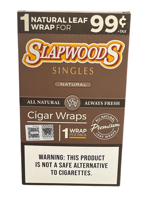 SLAPWOODS SINGLES $.99 -NATURAL