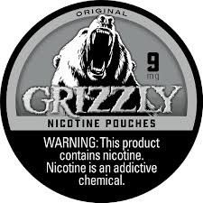 GRIZZLY 9MG NICOTINE POUCH ORIGINAL