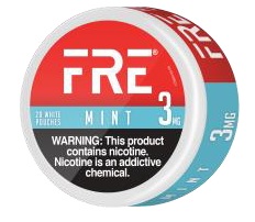 FRE NICOTINE POUCHES 3MG MINT 20CT*$3.00 OFF PER 5CT ROLL*