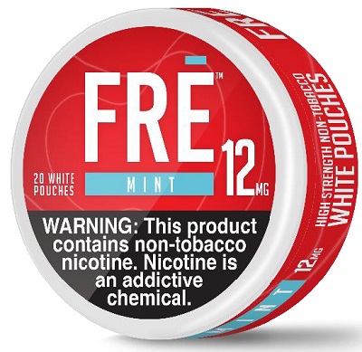 FRE NICOTINE POUCHES 12MG MINT 20CT(CONTAINS NO TOBACCO) *$3.00 OFF PER 5CT ROLL*