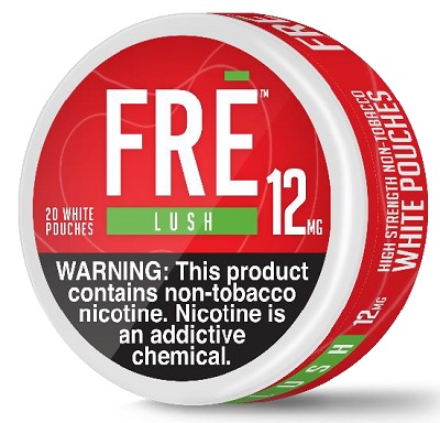 FRE NICOTINE POUCHES 12MG LUSH 20CT(CONTAINS NO TOBACCO) *$3.00 OFF PER 5CT ROLL*