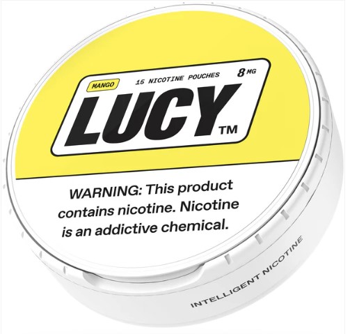 LUCY NIC POUCHES 8MG MANGO**$3.00 OFF PER ROLL PROMOTION**