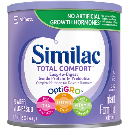 SIMILAC TOTAL COMFORT POWDER 12.6OZ(COMPARABLE TO ENFAMIL GENTLEASE) **MICHIGAN WIC ITEM 11/1/21**